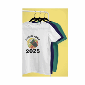 Blanc Tee-shirt Coup Rond – Abada 2025