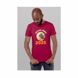 Rouge Tee-shirt Coup Rond – Abada 2025